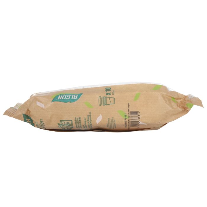 Algon Set 10 Vasos Cartón para Café con Tapa 120cc (20 Unidades)