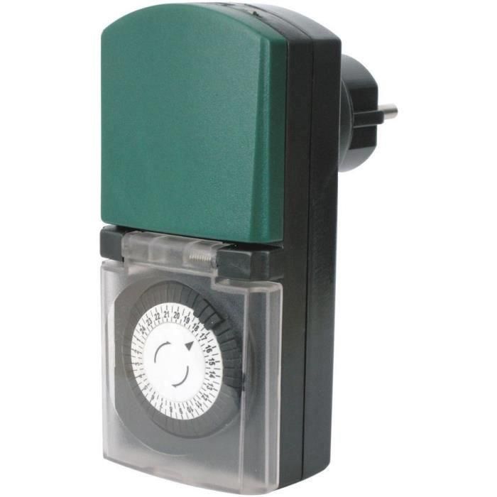 Mini programador mecánico de exterior IP44 - GAO - 3680 W - Blanco Mini programador mecánico de exterior IP44 - GAO - 3680 W - Blanco