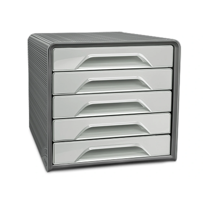 Cep Fichero Cajones Sobremesa Smoove 5 Cajones Gris 288x360x270 mm 1
