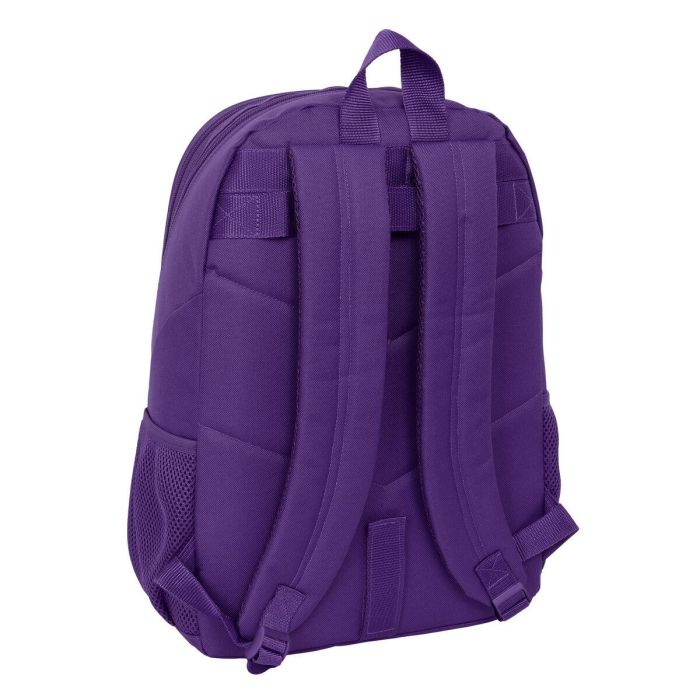 Mochila Escolar Real Valladolid C.F. Blanco Morado 32 x 44 x 16 cm 2