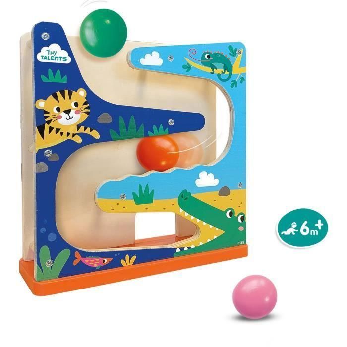 Ses Creative SES8710341131449 Circuito de bolas de madera Cocodrilo 1