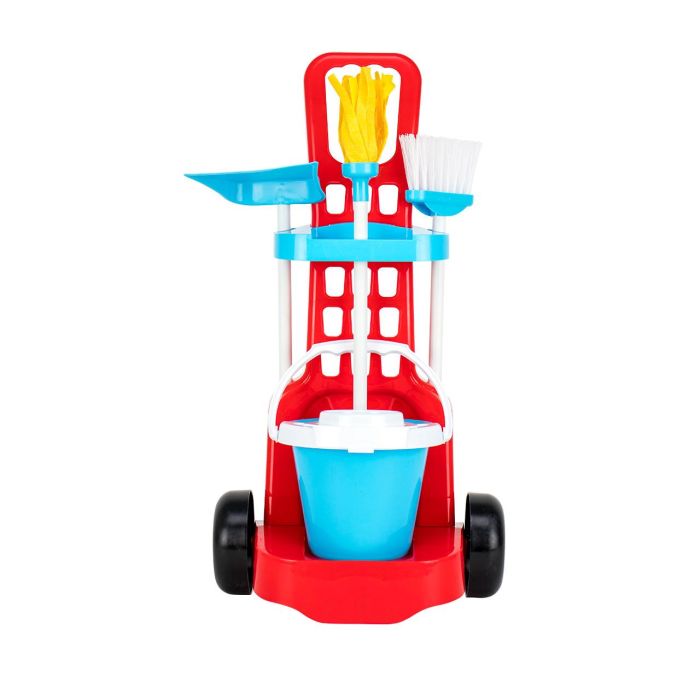 Carrito De Limpieza Rojo Grande T00988 Carrito De Limpieza Rojo Grande T00988
