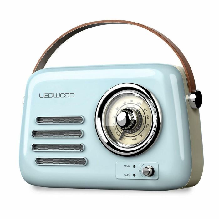 Radio Transistor Ledwood ALMA BLUE Azul 30 W