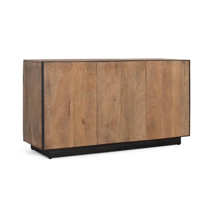 GINER Y COLOMER Aparador 3 Puertas Madera de Mango 150 cm Natural Industrial 1