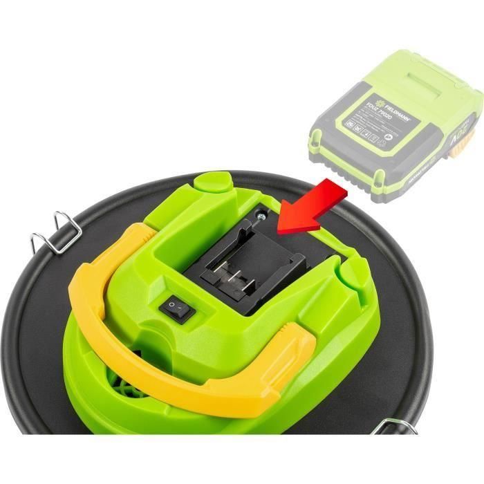 Aspirador de cenizas inalámbrico - FIELDMANN - 20V - Filtro HEPA lavable - Batería y cargador no incluidos 3 Aspirador de cenizas inalámbrico - FIELDMANN - 20V - Filtro HEPA lavable - Batería y cargador no incluidos 3