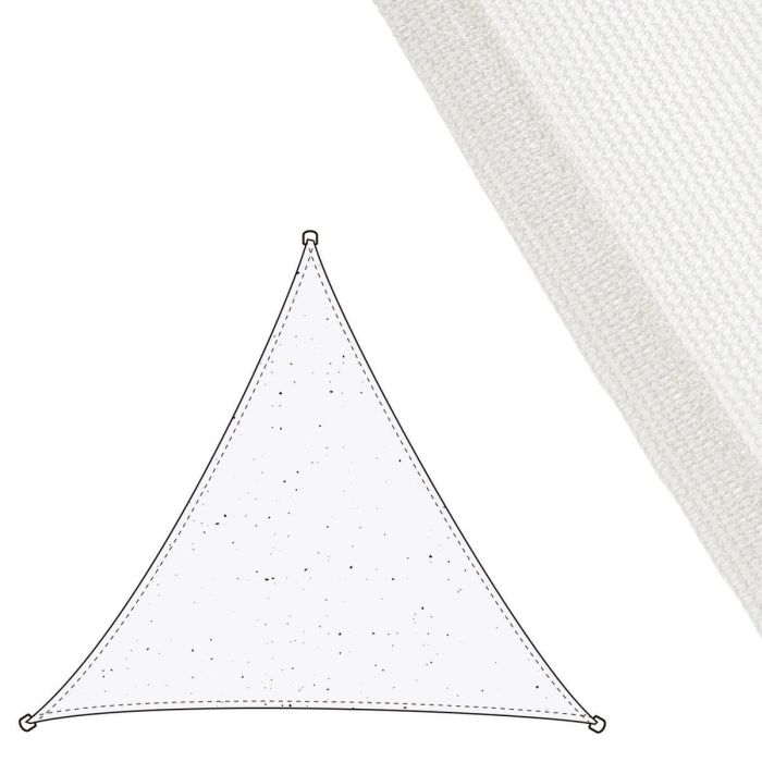 Vela de sombra Vela sombreo Blanco 3 x 3 m 300 x 300 x 0,5 cm Toldo Vela de sombra Vela sombreo Blanco 3 x 3 m 300 x 300 x 0,5 cm Toldo