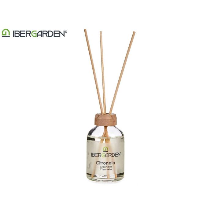Mikado 50Ml Con Varilla Citronela Ibergarden 7X17CM (12 Unidades) 1 Mikado 50Ml Con Varilla Citronela Ibergarden 7X17CM (12 Unidades) 1