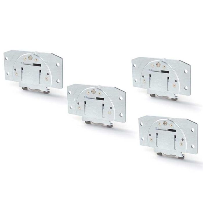 HERRAJES ALK Drive Kit Herrajes para 1 Puerta Corredera de Madera, Carga Máx 50kg, Ruedas Regulables