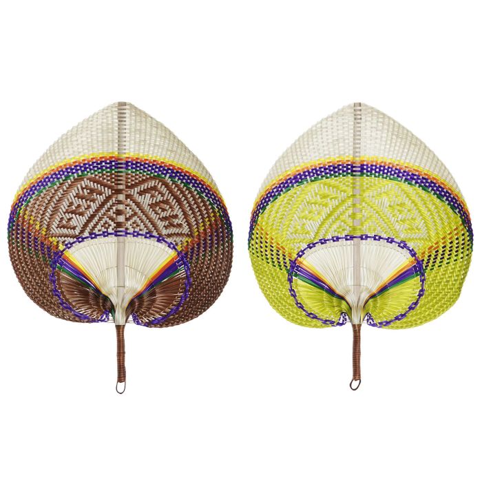 DKD Home Decor Decoracion Pared Balines Natural Naranja Bambu 0.5 x 32 x 40 cm (2 Unidades) 0 DKD Home Decor Decoracion Pared Balines Natural Naranja Bambu 0.5 x 32 x 40 cm (2 Unidades) 0