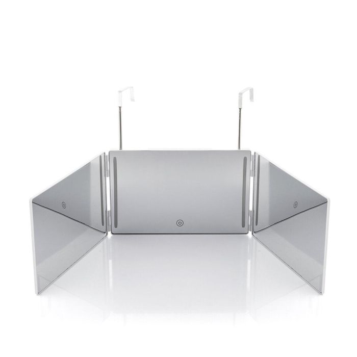 Espejo para baño con luz LED y visión 360º InnovaGoods 5 Espejo para baño con luz LED y visión 360º InnovaGoods 5