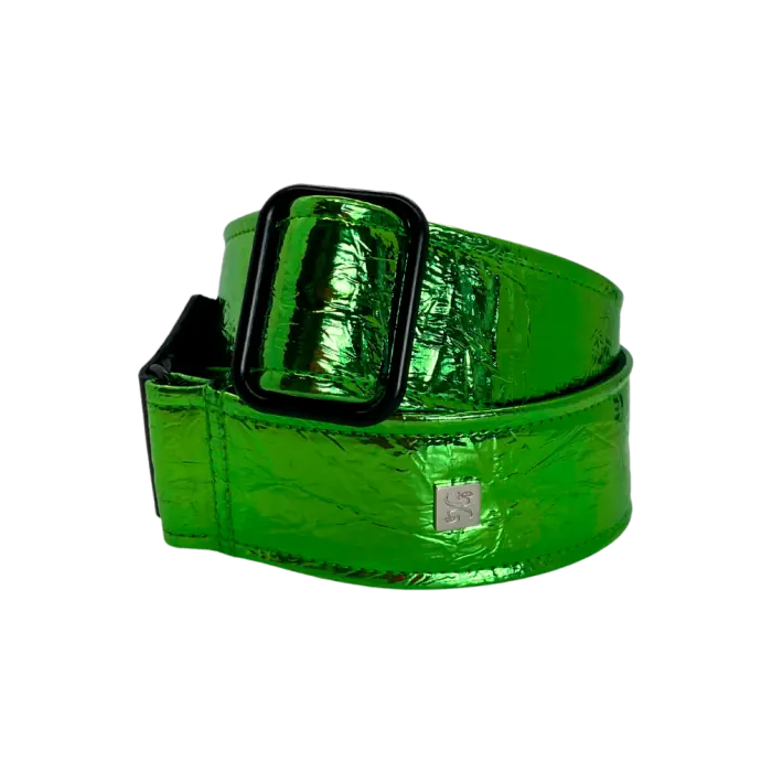 GETM Correa Guitarra Bajo Distressed Vernice Green Polipiel Nailon Piel Ajustable hasta 165cm 1 GETM Correa Guitarra Bajo Distressed Vernice Green Polipiel Nailon Piel Ajustable hasta 165cm 1