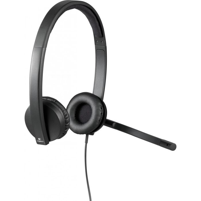 Logitech H570e Auricular Biaural Estereo Con Micrófono Cable Usb 2.0 Negro 5
