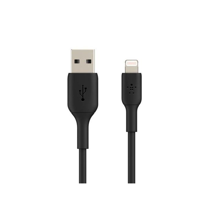 Belkin Cable Lightning a USB-A CAA001BT1MBK Boost Charge 1m Negro 2 Belkin Cable Lightning a USB-A CAA001BT1MBK Boost Charge 1m Negro 2