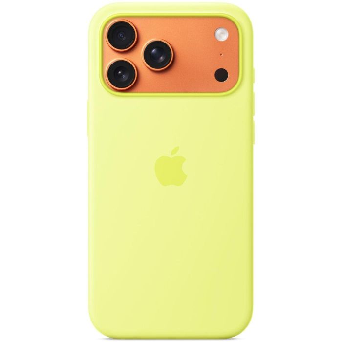 Apple iPhone 17 Pro Max Funda Silicona MagSafe Amarillo Neón MGFM4ZMA 2