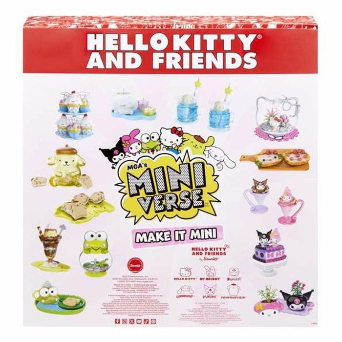MGA Miniverse Hello Kitty con todos sus amigos - Kit de bolas con modelos surtidos 22 MGA Miniverse Hello Kitty con todos sus amigos - Kit de bolas con modelos surtidos 22