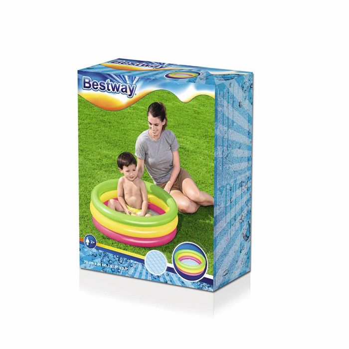Bestway Piscina Hinchable Infantil 3 Aros Suelo Acolchado 70x24 cm +2 Años Jardin 51128 2 Bestway Piscina Hinchable Infantil 3 Aros Suelo Acolchado 70x24 cm +2 Años Jardin 51128 2