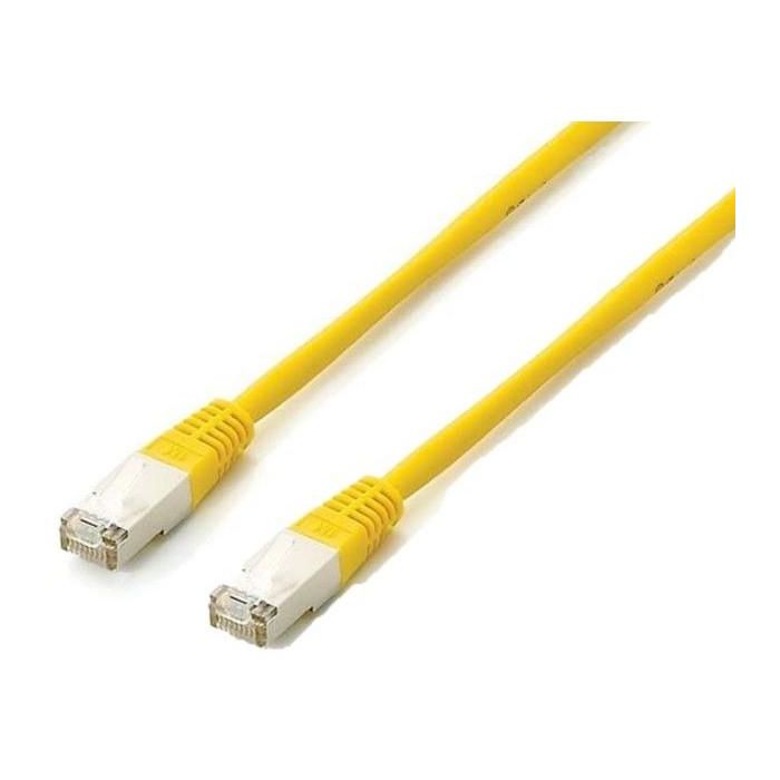 Equip Patchkabel Cat6A S/FTP 2xRJ45 20.00m gelb Plat.LSZH Polybeutel