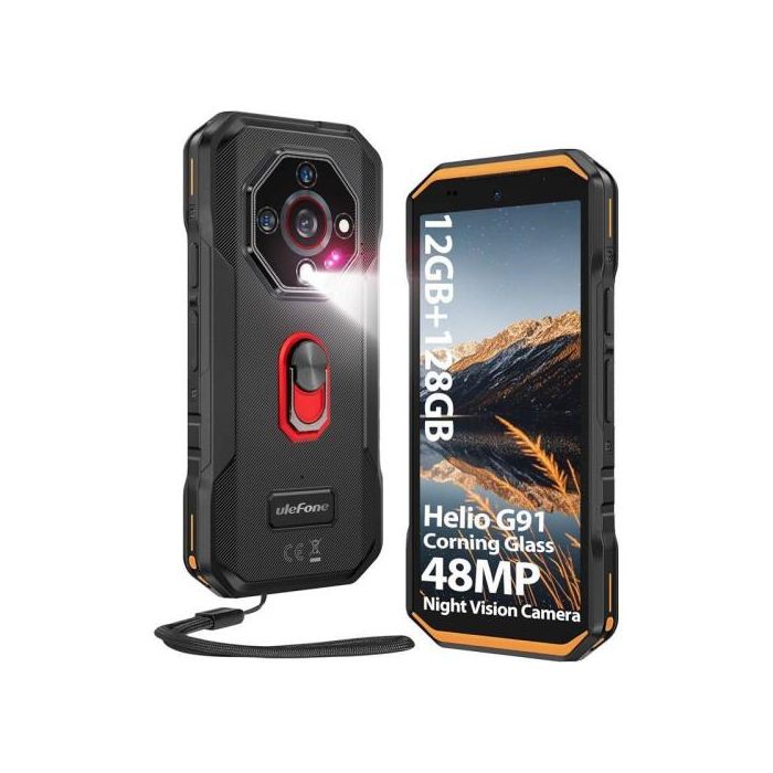 Ulefone ULEARX32O Smartphone 6GB RAM 128GB Almacenamiento Naranja