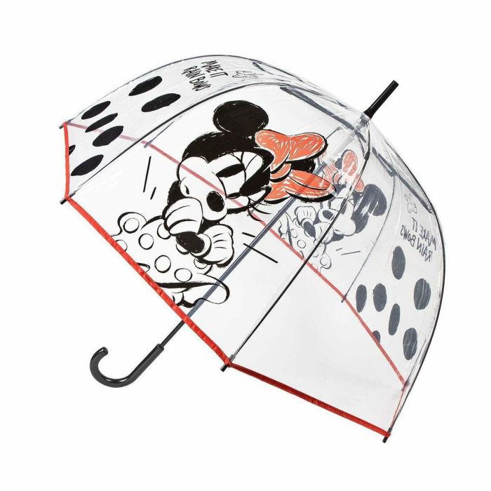 Paraguas manual poe adulto minnie t297:60 cm