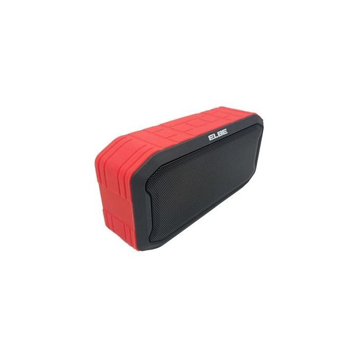Elbe ALT-R15-TWS Altavoz Bluetooth 5W TWS Rojo IPX7 Resistente al Agua Portátil con Sonido Estéreo 3