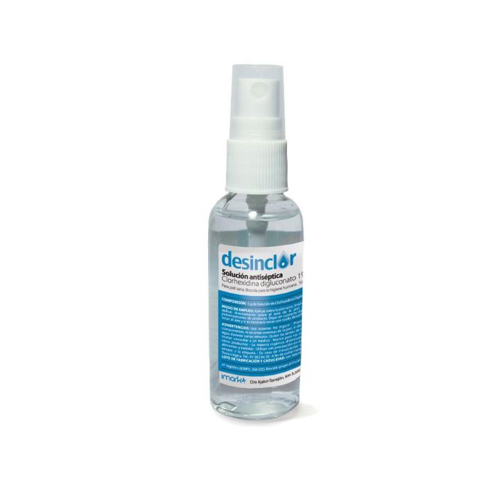 Solucion Antiseptica Clorhexidina Desinclor Bote Pulverizador De 30 mL 1