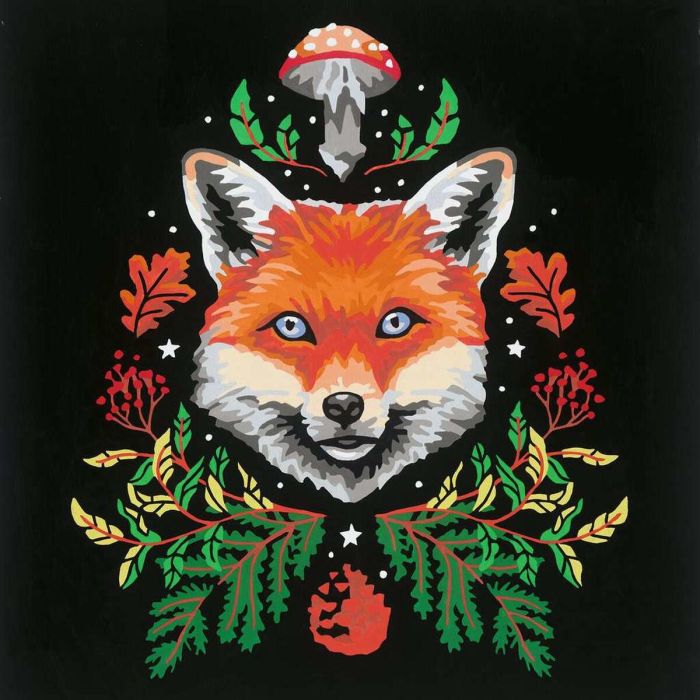 Set de Pintura por Números Ravensburger Fox 22 Piezas 3 Set de Pintura por Números Ravensburger Fox 22 Piezas 3