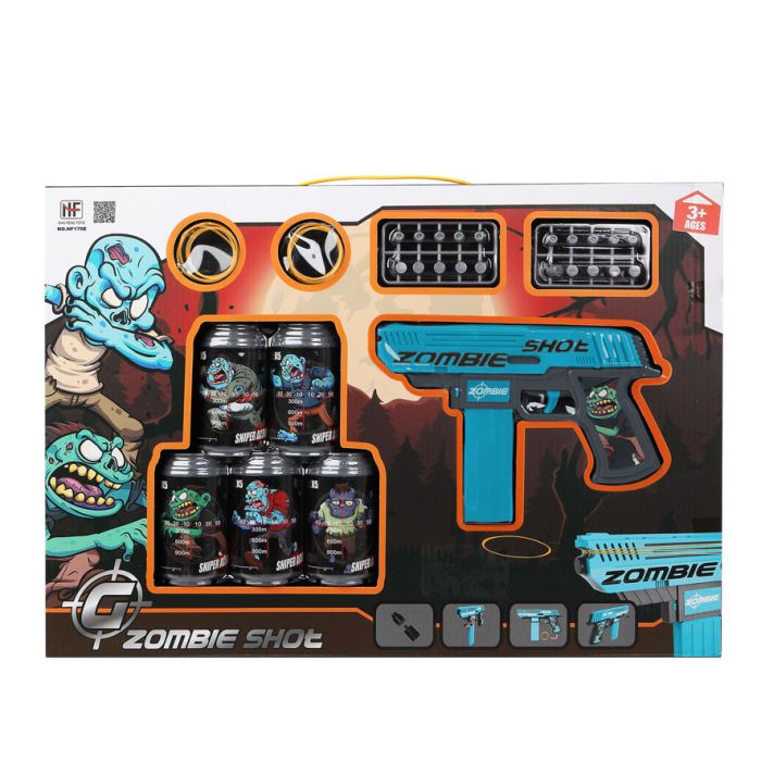 Pistola de Dardos Zombie Shot Azul (50 x 35 cm)