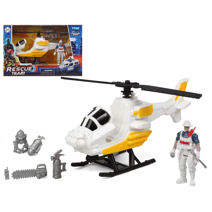 Helicóptero Rescue Team 28 x 18 cm