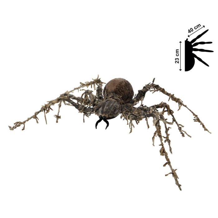 Araña Halloween Marrón 60 x 43 cm