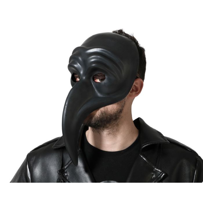Máscara Halloween Médico Negro