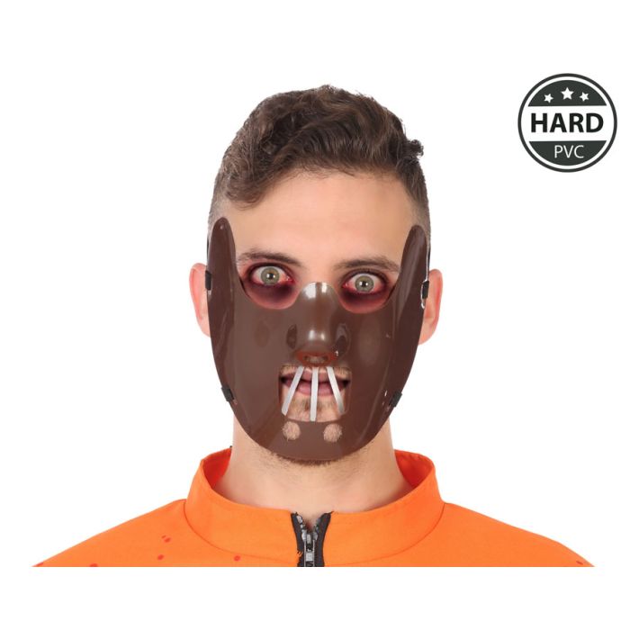 Máscara Lecter Halloween Marrón