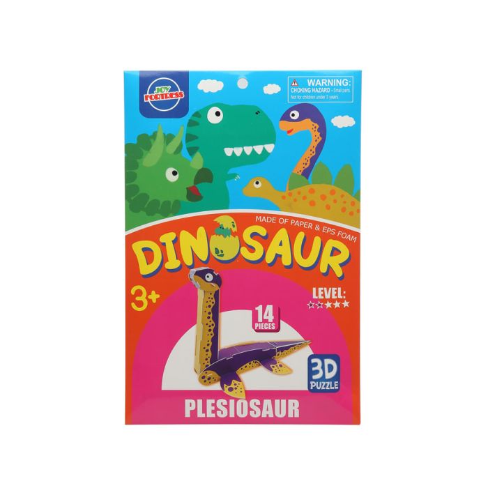 Puzzle 3D Plesiosaur Dinosaurios