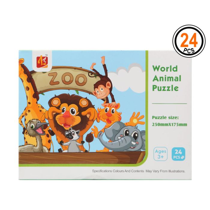 Puzzle Zoo 16 x 12 cm 24 Piezas
