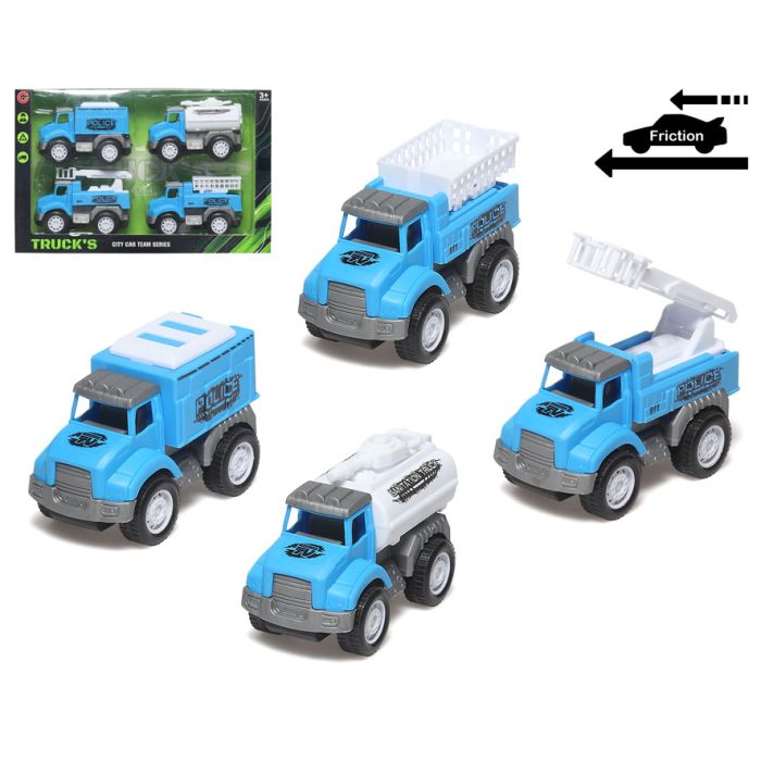 Set de Mini Camiones Azul