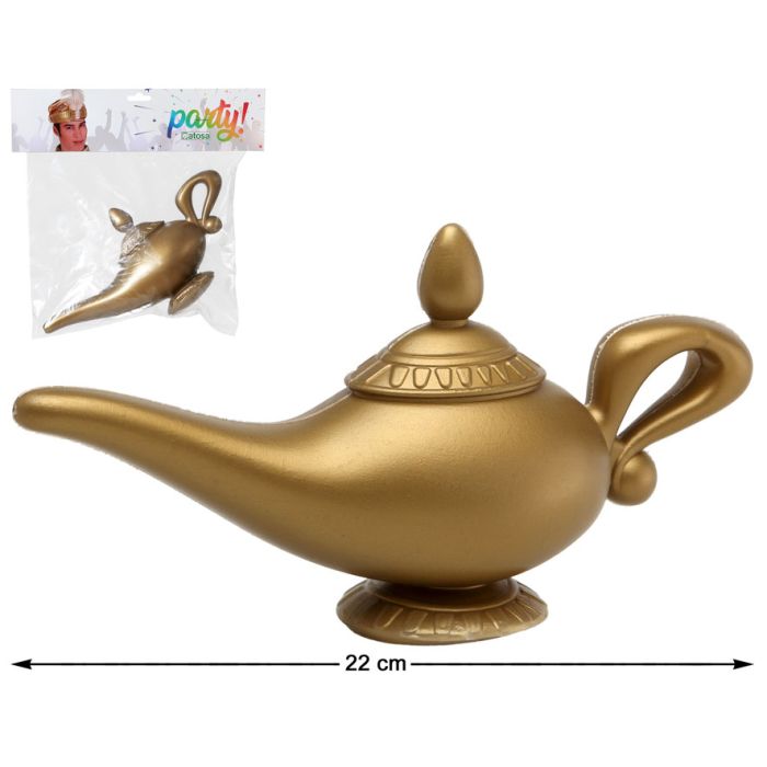 Lámpara Dorado Aladino Plástico Árabe