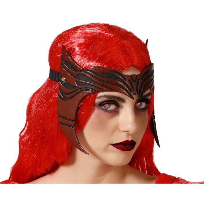 Máscara Rojo Guerrera Halloween