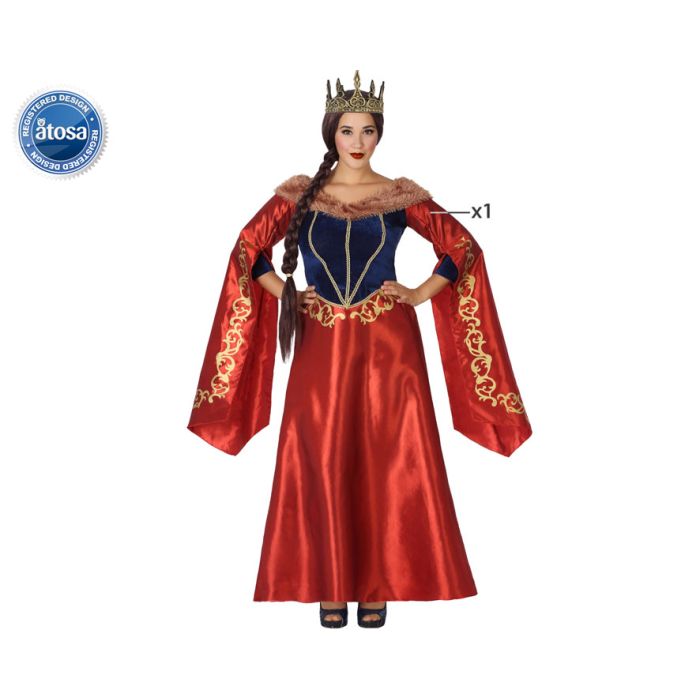 Disfraz Reina Medieval XL 0 Disfraz Reina Medieval XL 0