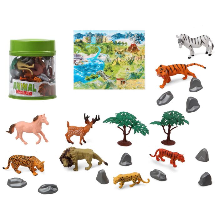 Set de Figuras de Animales Jungle (22 Piezas) (3 pcs)
