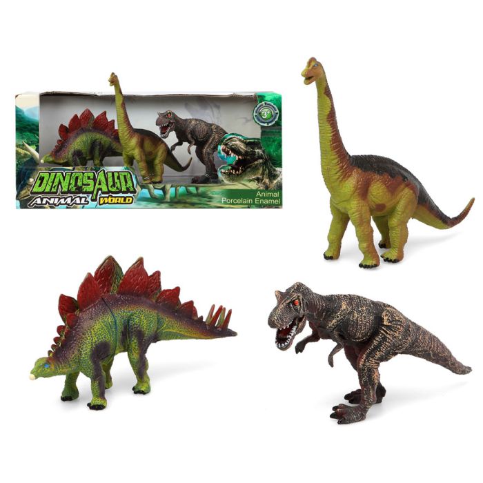 Dinosaurio 3 Unidades 28 x 12 cm