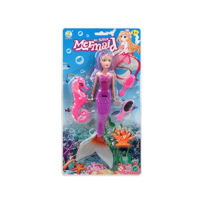 Muñeca Sirena My super Mermaid 32 x 17 cm