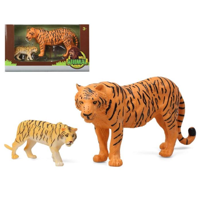 Animales Selva Tigres 32x18 cm 1 Set 2 Unidades Animales Selva Tigres 32x18 cm 1 Set 2 Unidades