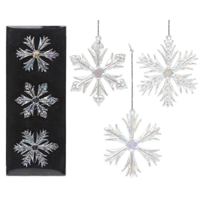 C/P. Accesorio Navidad 23*9.2*2.3 Cm Cristal 3 Ud C/P. Accesorio Navidad 23*9.2*2.3 Cm Cristal 3 Ud