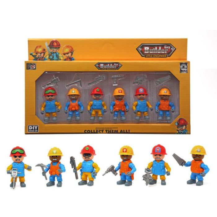 Muñecos Bomberos 41x24 cm 1 Set Muñecos Bomberos 41x24 cm 1 Set