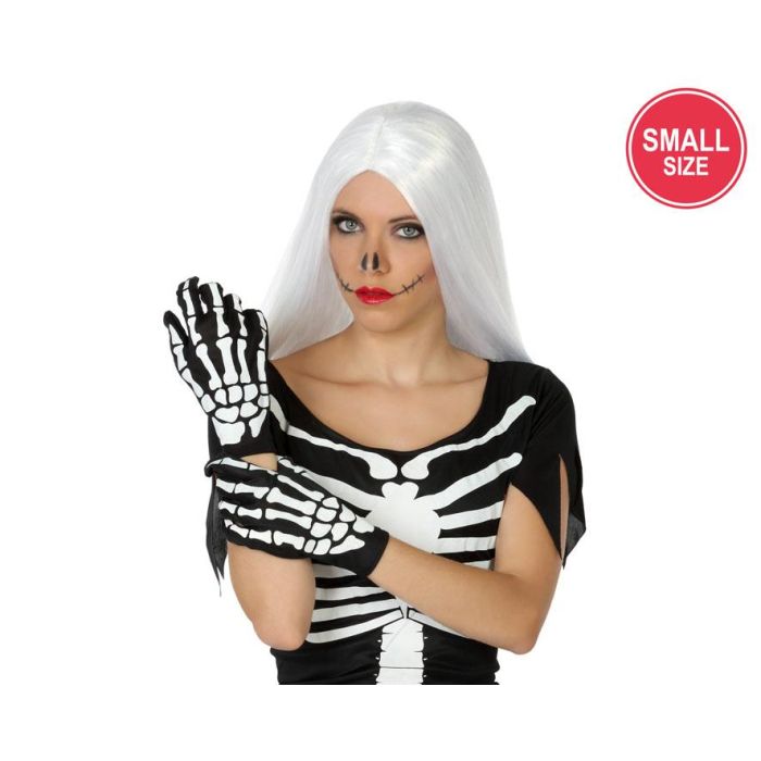 Guantes Halloween Negro Esqueleto Pequeño Guantes Halloween Negro Esqueleto Pequeño