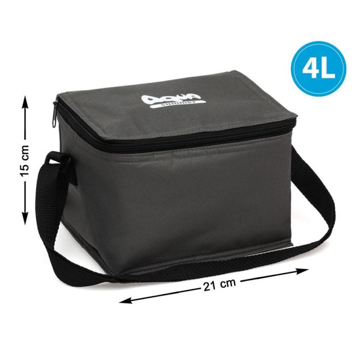 Bolsa Nevera 21x15X15 cm Termosellado Gris Bolsa Nevera 21x15X15 cm Termosellado Gris