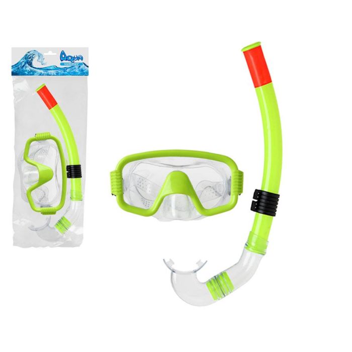 Gafas de Buceo con Tubo Amarillo Multicolor