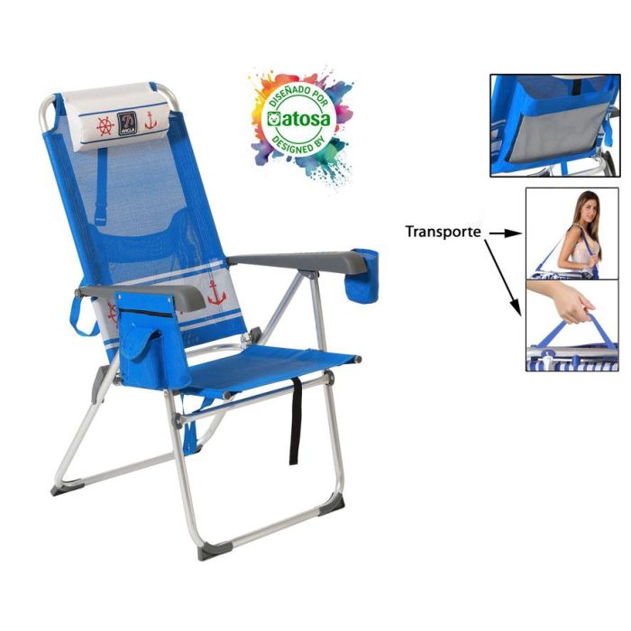Silla de Playa 106 x 47 x 45 cm 0 Silla de Playa 106 x 47 x 45 cm 0