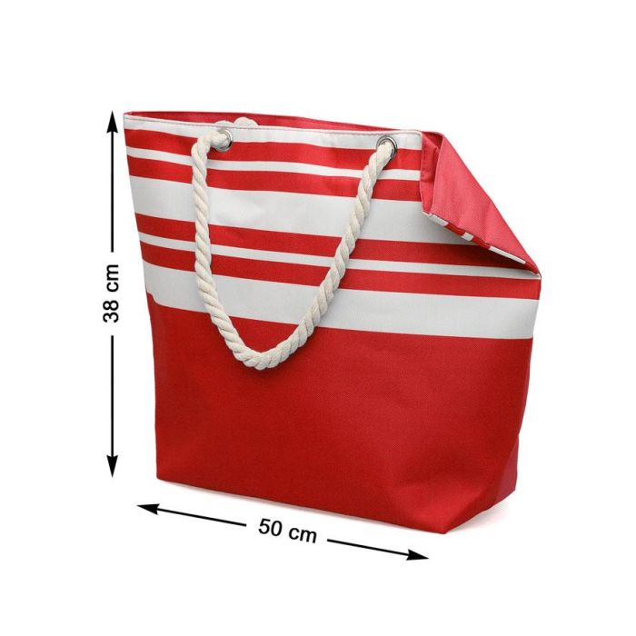 G. Bolsos Playa 50X38Cm Rojo G. Bolsos Playa 50X38Cm Rojo