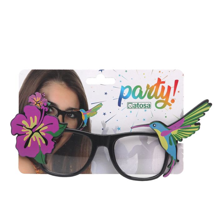 Gafas Accesorios para Disfraz Tropical Multicolor Talla única 1