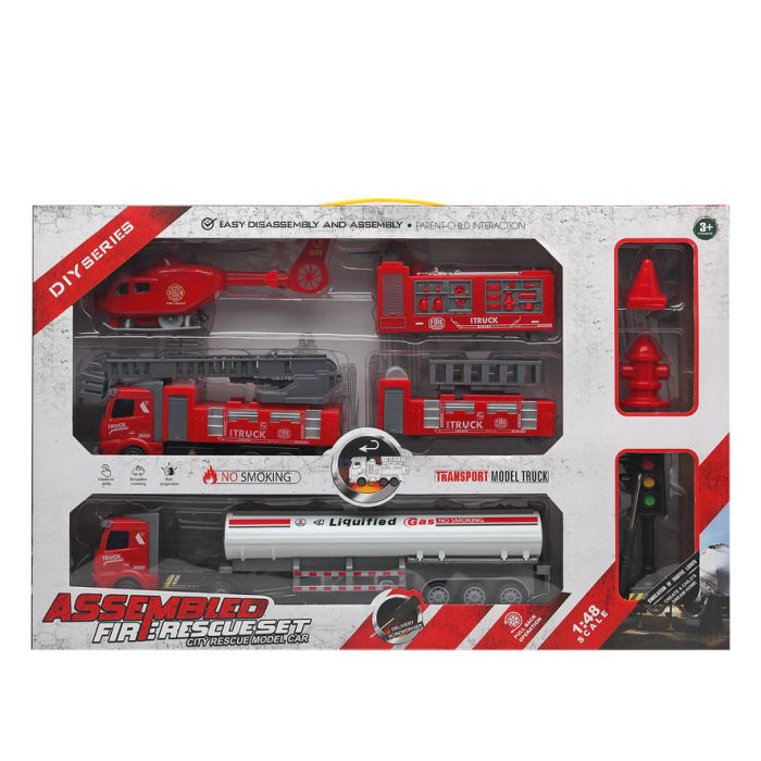 Playset de Vehículos Fire Rescue 54 x 34 cm 1